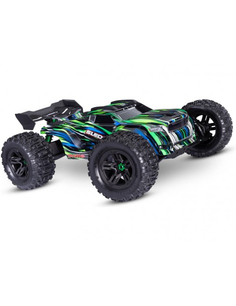 Traxxas Sledge 1:8 RTR green with belted tires