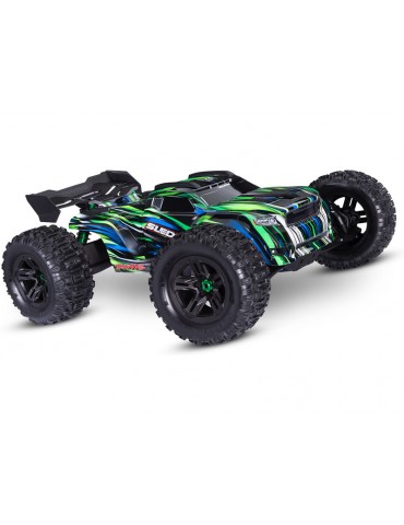 Traxxas Sledge 1:8 RTR green with belted tires