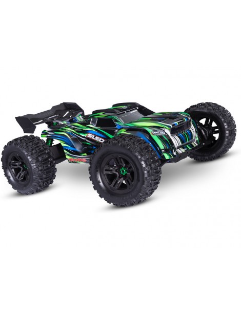 Traxxas Sledge 1:8 RTR green with belted tires