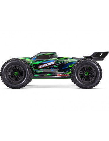 Traxxas Sledge 1:8 RTR green with belted tires