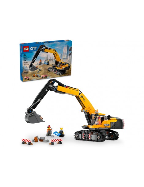 LEGO City - Yellow Construction Excavator