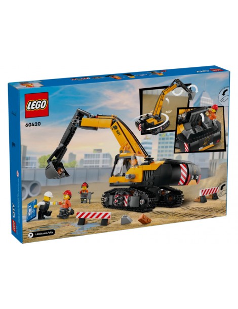 LEGO City - Yellow Construction Excavator