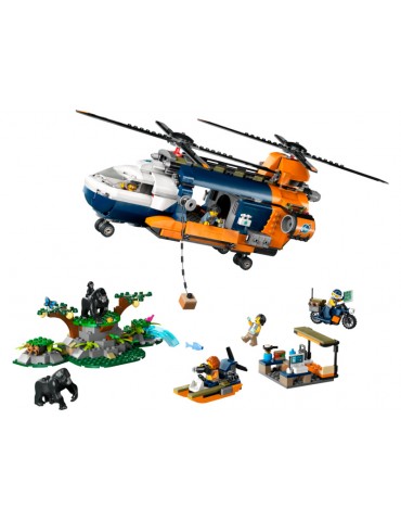 LEGO City - Jungle Explorer Helicopter at Base Camp