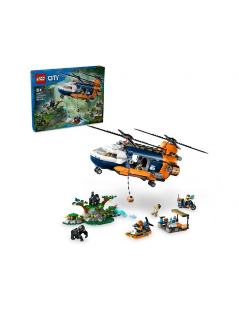 LEGO City - Jungle Explorer Helicopter at Base Camp