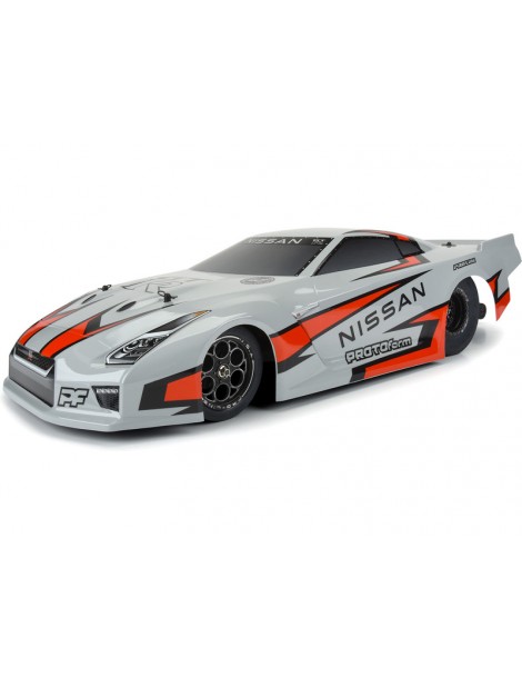 PROTOform Body 1/10 Nissan GT-R R35 Pro Mod Gray: Drag Car