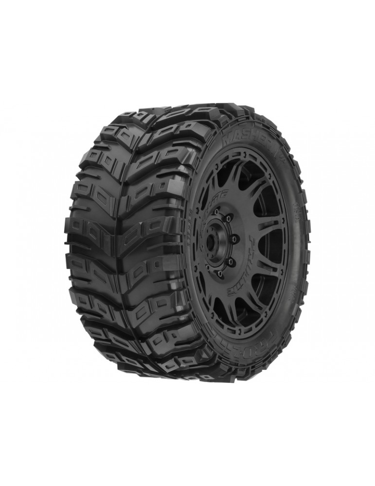 Pro-Line Wheels 5.7", Masher X HP Belted Tires, Raid 8x48 H24 Wheels (2)