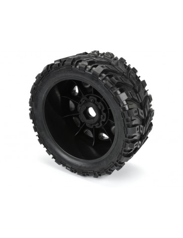Pro-Line Wheels 5.7", Masher X HP Belted Tires, Raid 8x48 H24 Wheels (2)