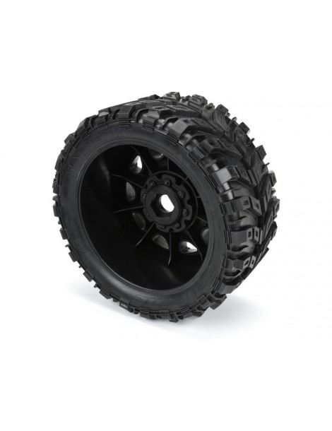 Pro-Line Wheels 5.7", Masher X HP Belted Tires, Raid 8x48 H24 Wheels (2)