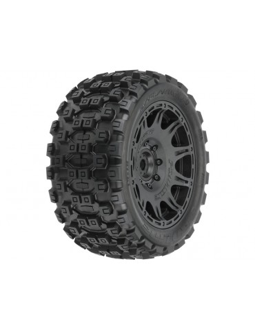 Pro-Line Wheels 5.7", Badlands MX57 Tires, Raid 8x48 H24 Wheels (2)