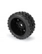 Pro-Line Wheels 5.7", Badlands MX57 Tires, Raid 8x48 H24 Wheels (2)