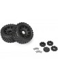 Pro-Line Wheels 5.7", Badlands MX57 Tires, Raid 8x48 H24 Wheels (2)
