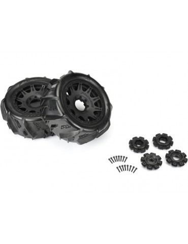 Pro-Line Wheels 5.7", Dumont Tires, Raid 8x48 H24 Wheels (2)