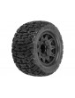Pro-Line 1/10 Bonesaw F/R 2.8" MT Tires Mounted 12mm/14mm Black Raid (2)