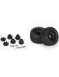 Pro-Line 1/10 Bonesaw F/R 2.8" MT Tires Mounted 12mm/14mm Black Raid (2)