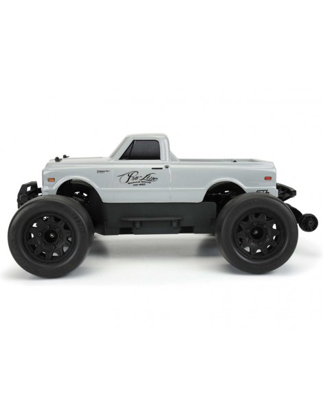 Pro-Line Body 1/10 1972 Chevy C-10 (Gray): Stampede, Granite