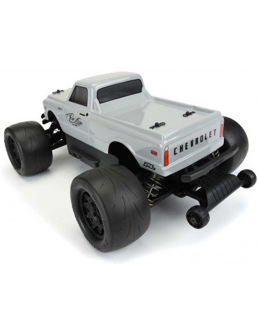 Pro-Line Body 1/10 1972 Chevy C-10 (Gray): Stampede, Granite