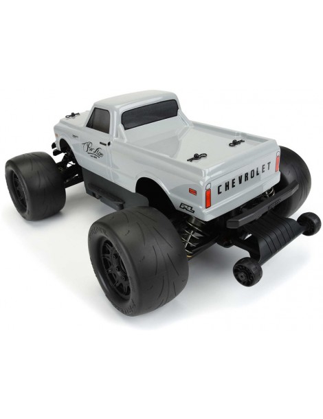 Pro-Line Body 1/10 1972 Chevy C-10 (Gray): Stampede, Granite