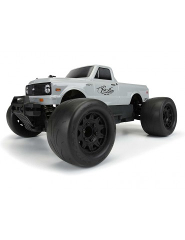 Pro-Line Body 1/10 1972 Chevy C-10 (Gray): Stampede, Granite
