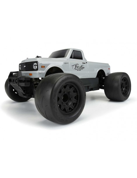 Pro-Line Body 1/10 1972 Chevy C-10 (Gray): Stampede, Granite