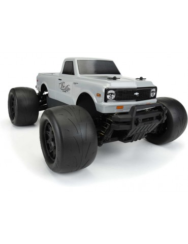 Pro-Line Body 1/10 1972 Chevy C-10 (Gray): Stampede, Granite