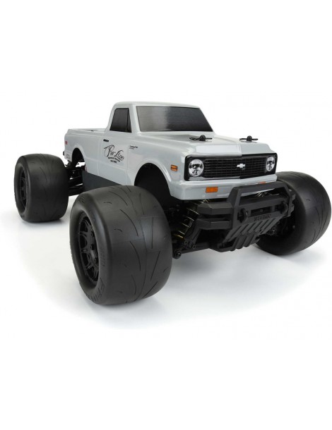 Pro-Line Body 1/10 1972 Chevy C-10 (Gray): Stampede, Granite
