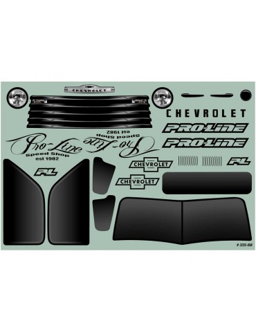 Pro-Line Body 1/10 Early 50's Chevy Tough Gray: Stampede, Granite