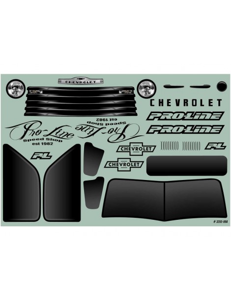 Pro-Line Body 1/10 Early 50's Chevy Tough Gray: Stampede, Granite