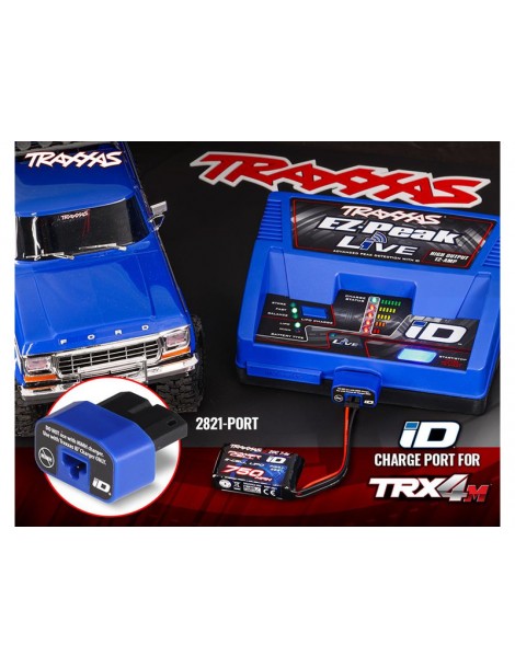 Traxxas iD įkrovimo lizdas 2S LiPo akumuliatoriui 2821