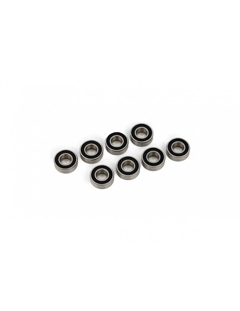 Traxxas Ball bearing, black rubber sealed, stainless (5x11x4mm) (8)