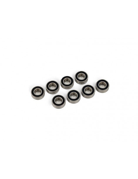 Traxxas Ball bearing, black rubber sealed, stainless (5x11x4mm) (8)