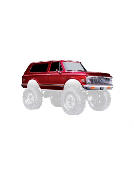 Traxxas Body, Chevrolet Blazer (1972), complete, red (painted) (requires 8072X)