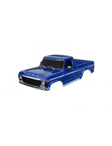 Traxxas Body, Ford F-150 (1979), complete, blue (painted, decals applied)