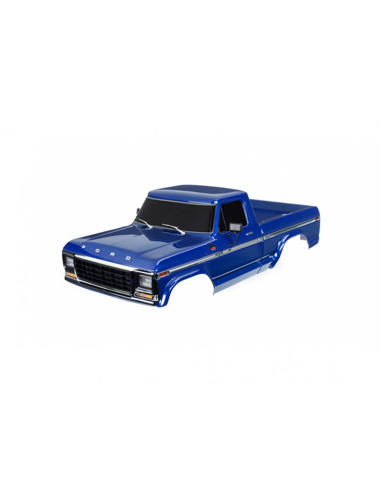 Traxxas Body, Ford F-150 (1979), complete, blue (painted, decals applied)