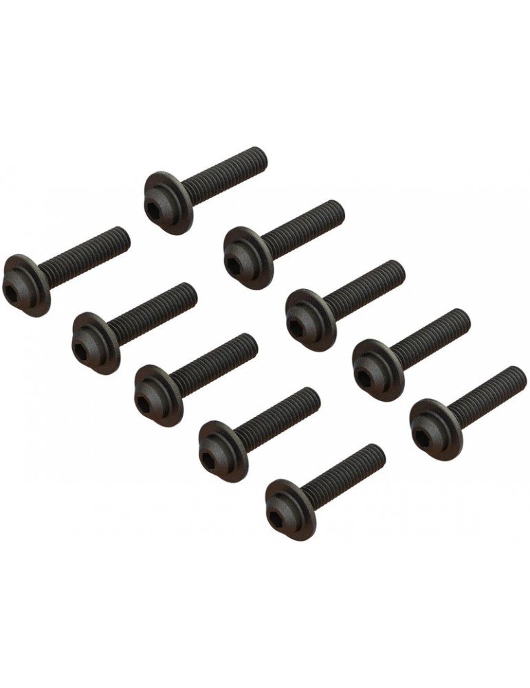 Arrma BUTTON HEAD SCREW FLANGED M4x18mm V2
