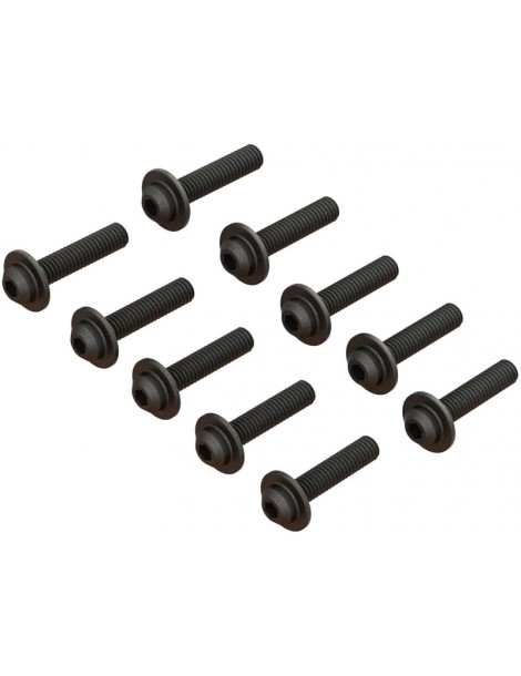 Arrma BUTTON HEAD SCREW FLANGED M4x18mm V2