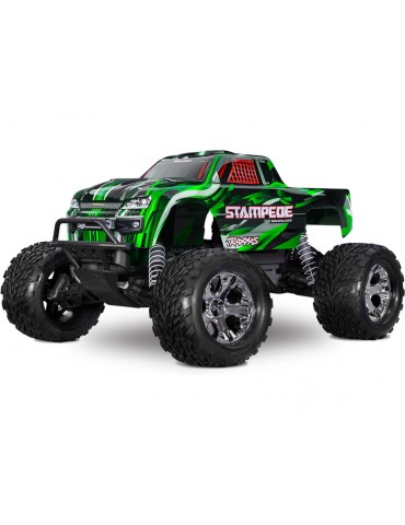 Traxxas Stampede 1:10 BL-2s RTR žalia