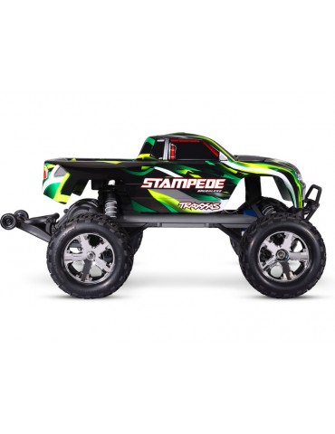 Traxxas Stampede 1:10 BL-2s RTR žalia