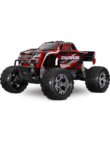 Traxxas Stampede 1:10 BL-2s RTR raudona