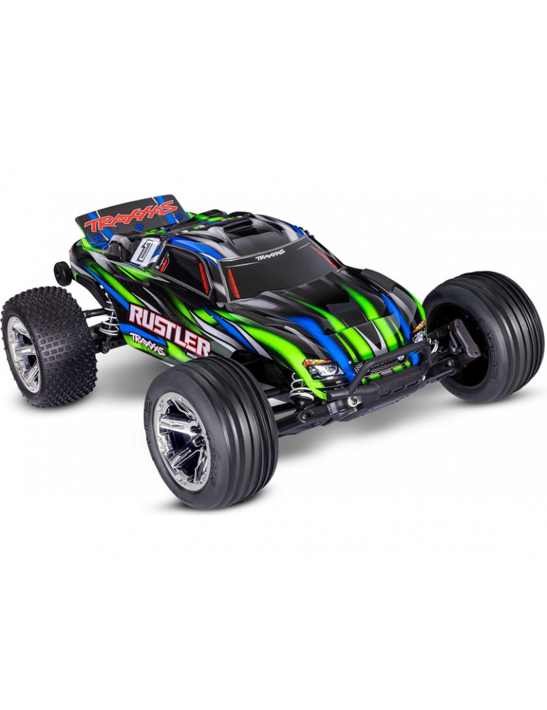 Traxxas Rustler 1:10 BL-2s RTR green