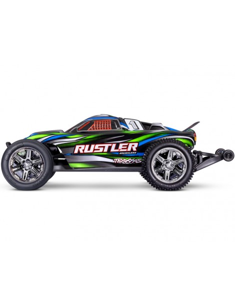 Traxxas Rustler 1:10 BL-2s RTR green