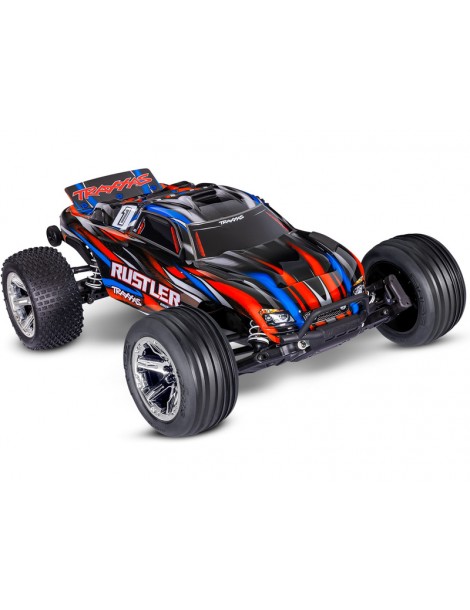Traxxas Rustler 1:10 BL-2s RTR red