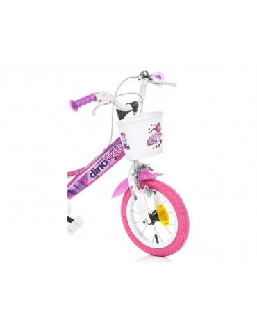 DINO Bikes - Vaikiškas dviratis 12" Fairy Pink