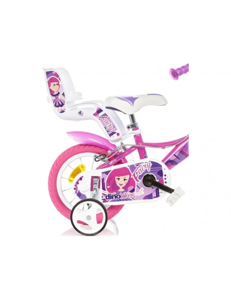 DINO Bikes - Vaikiškas dviratis 12" Fairy Pink