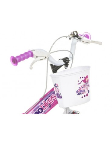 DINO Bikes - Vaikiškas dviratis 12" Fairy Pink