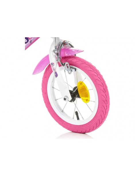 DINO Bikes - Vaikiškas dviratis 12" Fairy Pink