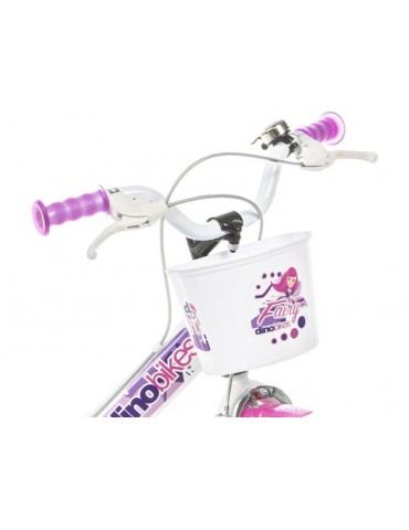 DINO Bikes - Children's bike 16" Fairy White