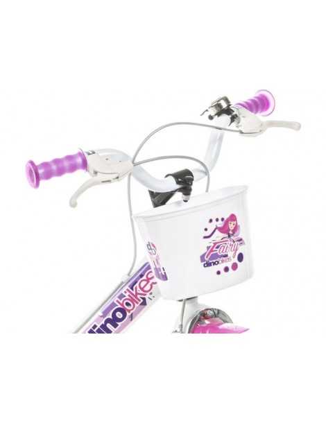 DINO Bikes - Children's bike 16" Fairy White