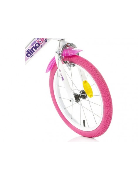 DINO Bikes - Children's bike 16" Fairy White