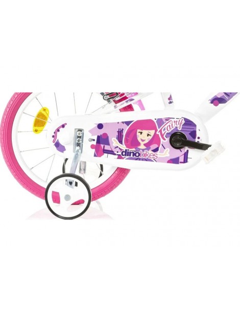 DINO Bikes - Children's bike 16" Fairy White