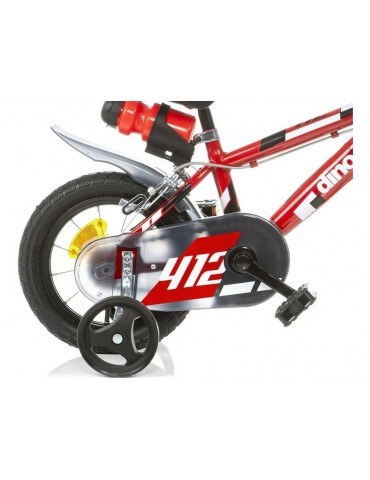 DINO Bikes - Children's bike 12" Red
